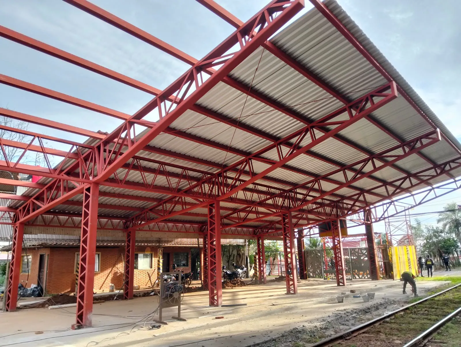 AVANZAN OBRAS DE LA NUEVA ESTACIÓN DE PASAJEROS DEL TREN FRONTERIZO