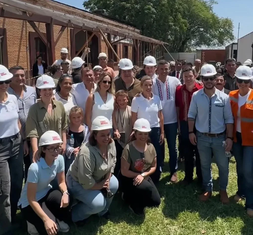 PRESIDENTE SANTIAGO PEÑA, PRIMERA DAMA Y AUTORIDADES, VERIFICARON OBRAS DE RESTAURACIÓN DE ESTACIÓN SAN SALVADOR